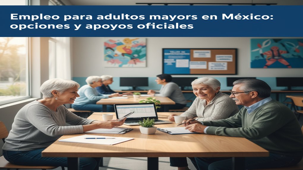 Empleo para adultos mayores en México: opciones y apoyos oficiales