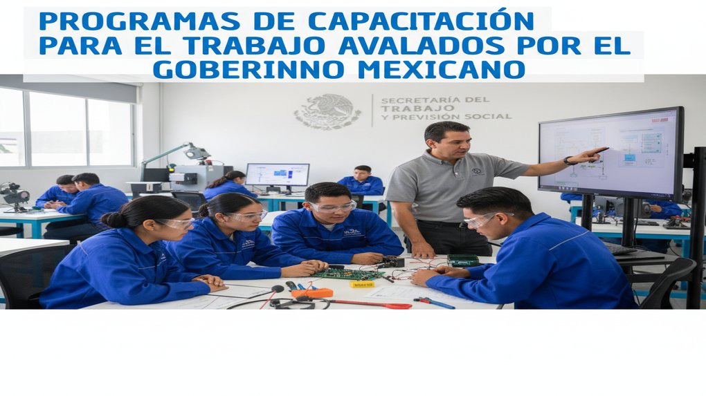 Programas de capacitación para el trabajo avalados por el gobierno mexicano
